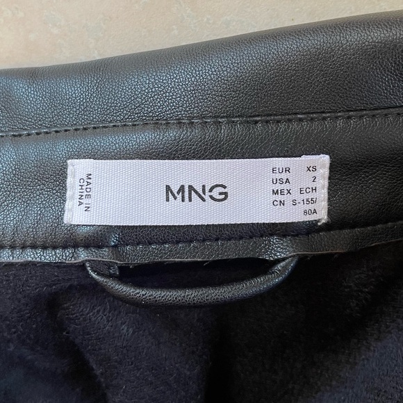 NWOT Zara Faux Leather Dress - Picture 5 of 5